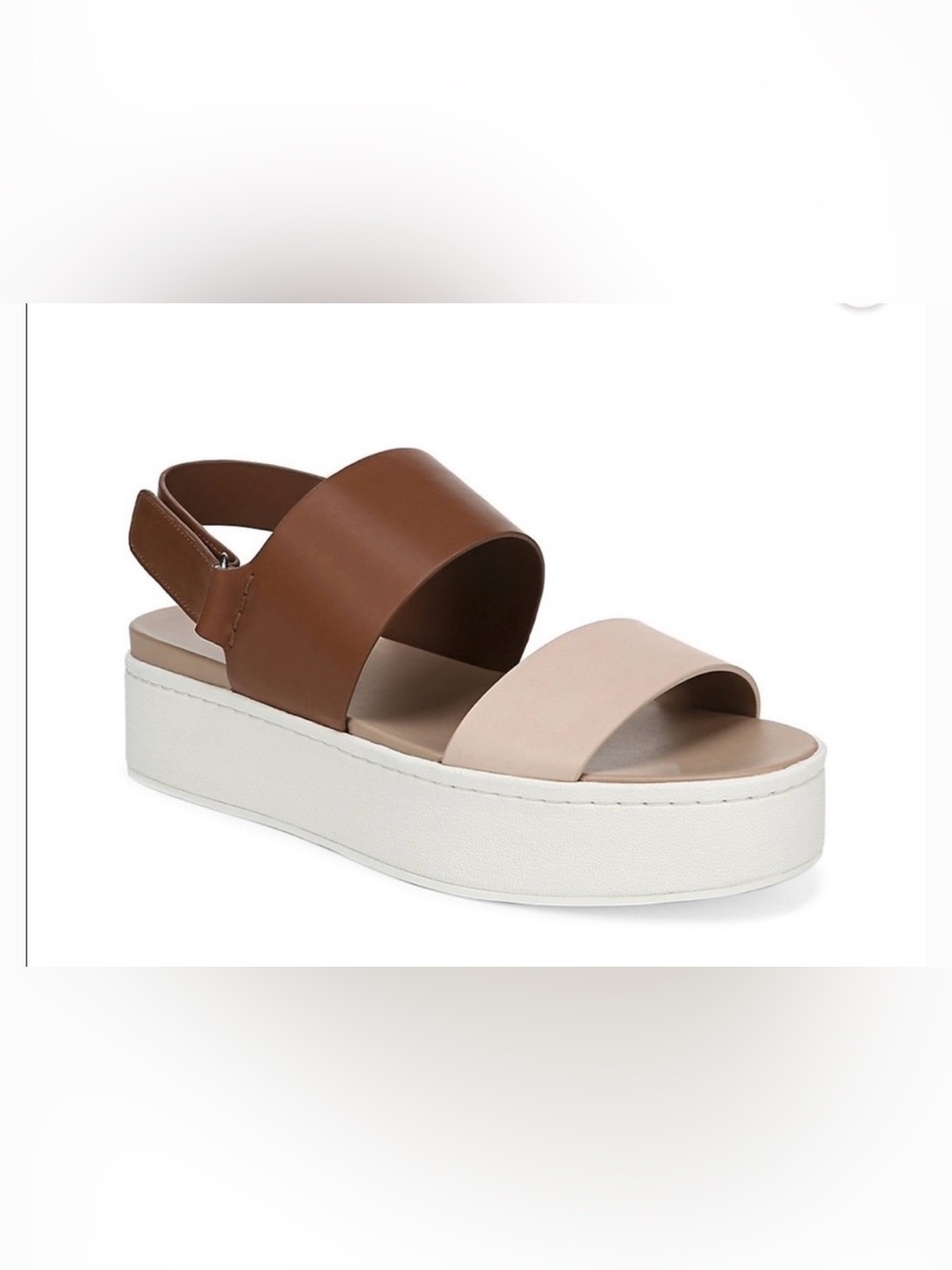 VINCE Westport colorblock leather platform sandals